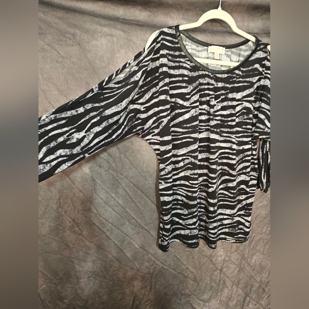 Michel Kors Zebra Patterned Top